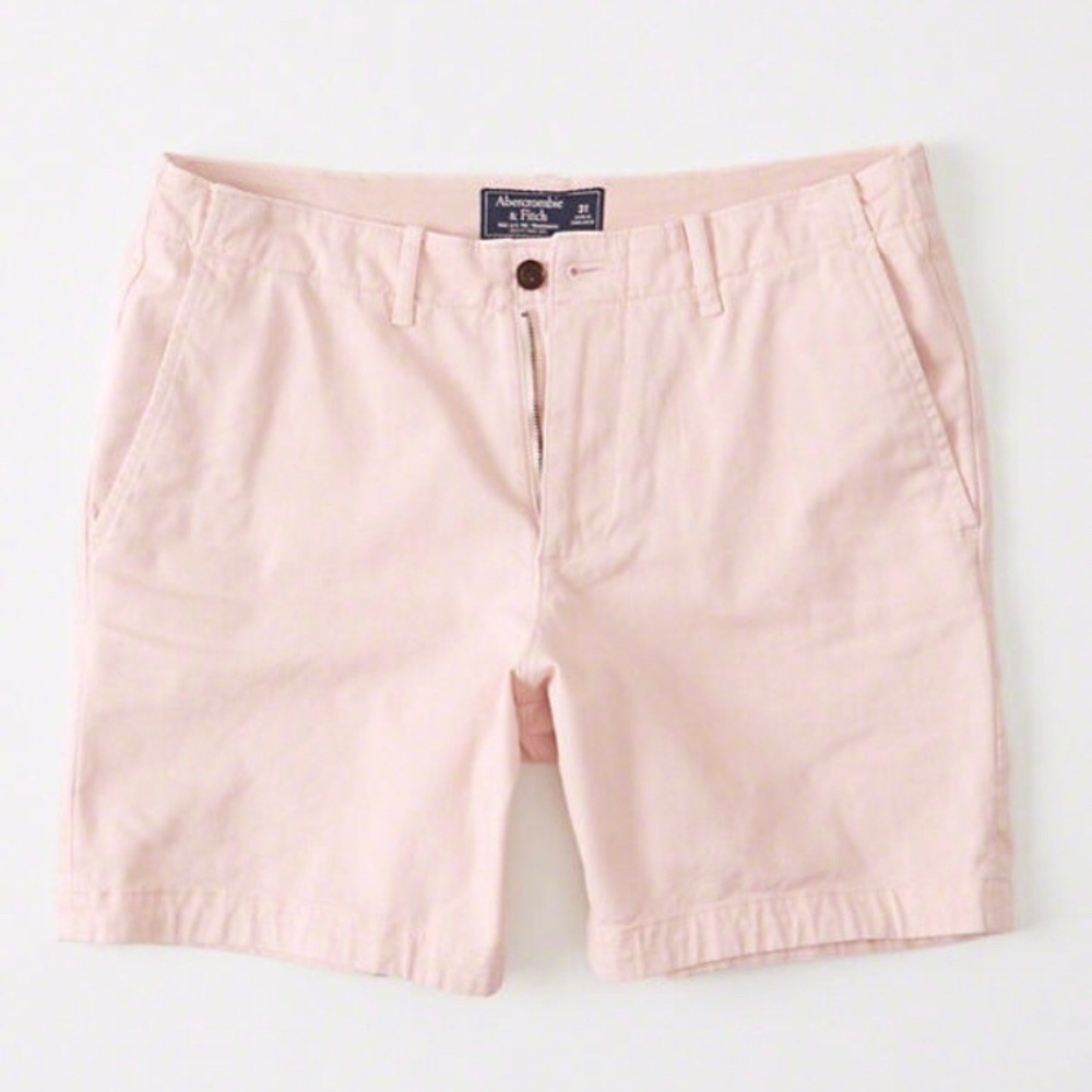 A&F Flat-Front Shorts